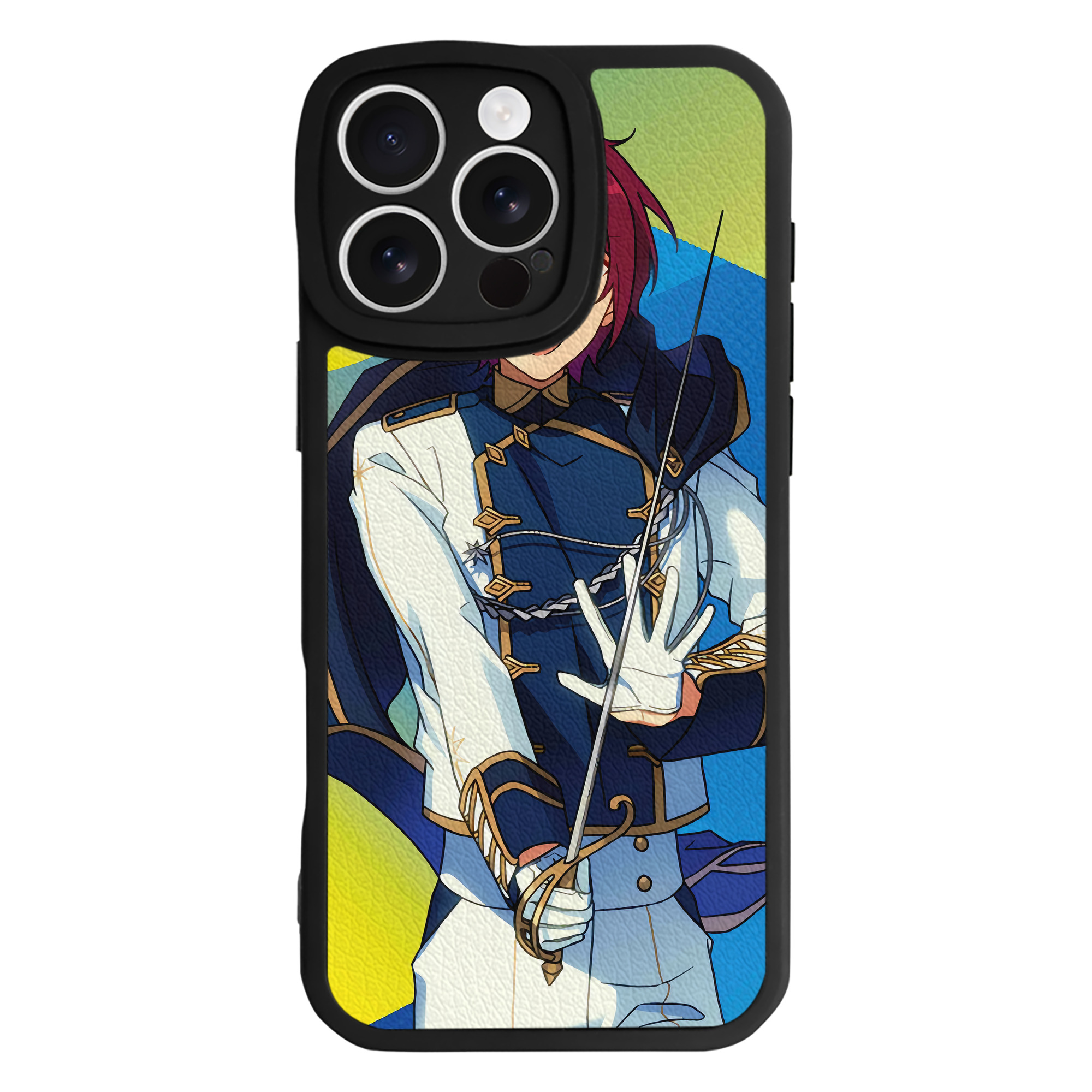 （画像用） あんさんぶるスターズ! Ensemble Stars 【iPhone 16シリーズ対応】シリコンスマホケース（レザー調） 材質：シリコン